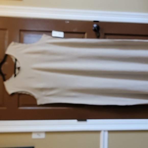 Coco+Juan-Linen blend tan colored sleeveless maxi dress 3X. NWT. - Picture 3 of 12